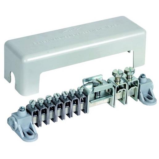 PAS AH RK 7X25 2X8.10 1XFL30 Potentialausgleichschiene m. Abdeckung 7