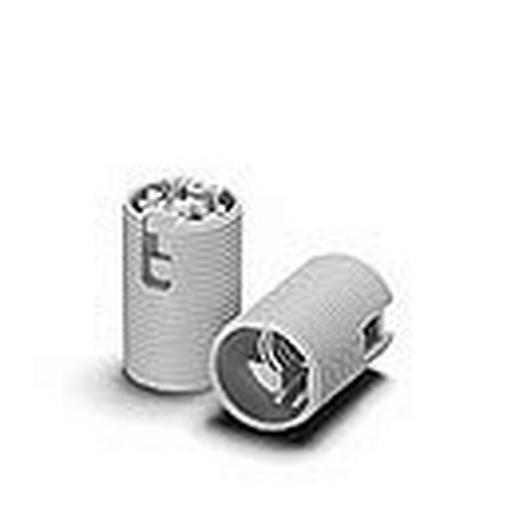 109387 Fassung, E14, PET GF, weiß