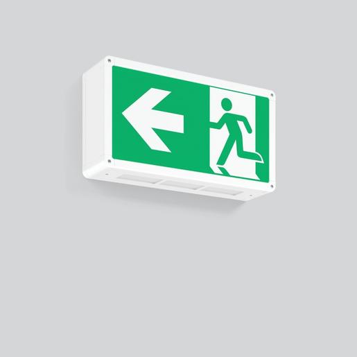 671061.002.04 RECHTECK, 5,8 W, weiß Wandleuchten, L 36