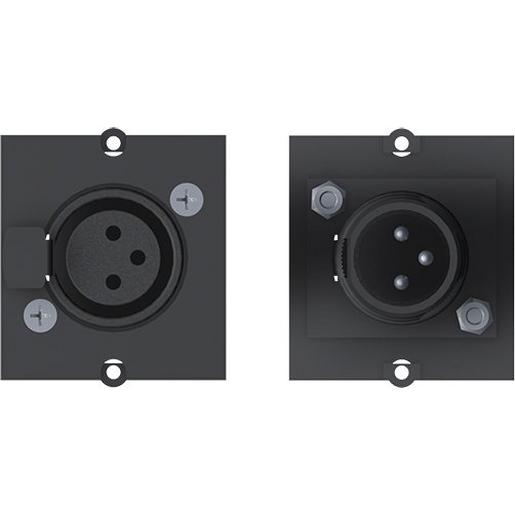 917.096 Rahmen XLR 3-polig Buchse Schraubklemme