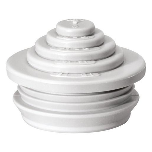 SNI M20 Stufennippel, lichtgrau, Schutzart IP55