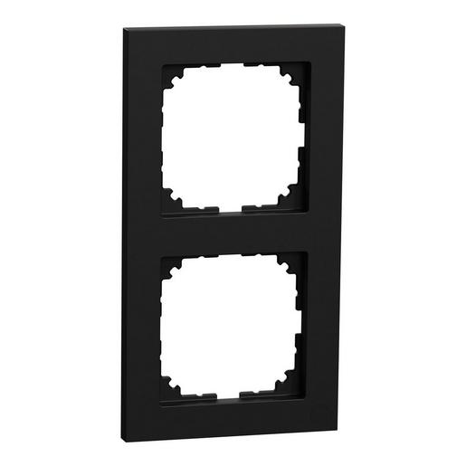 MEG4020-3603 M-Pure-Rahmen, 2fach, schwarz matt, M-Pu