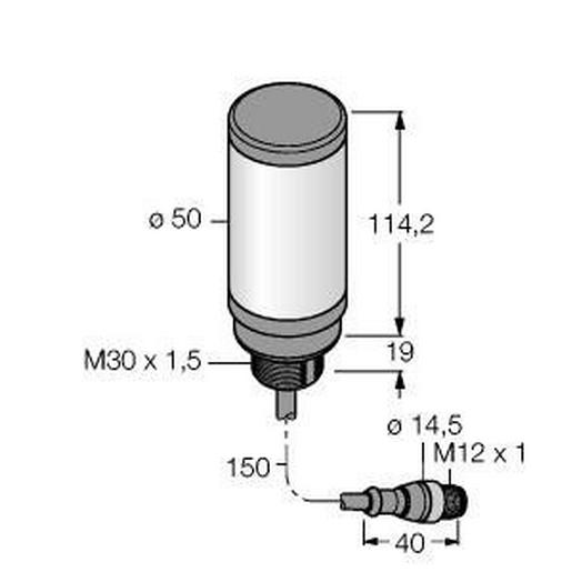 CL50GRYPQP LED-Anzeige, Signalsäule