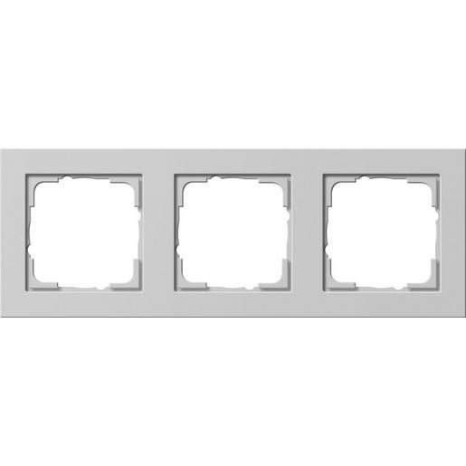 021337 Abdeckrahmen 3f Gira E2 Grau m