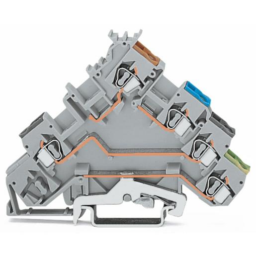 280-570 4-Leiter-Initiatorenklemmemit PE-Anschl