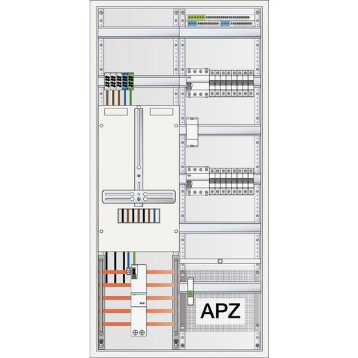 S27ZB110V3S Zählerschrank 3Pkt 1Z 1V 1APZ, HLAK/SE B