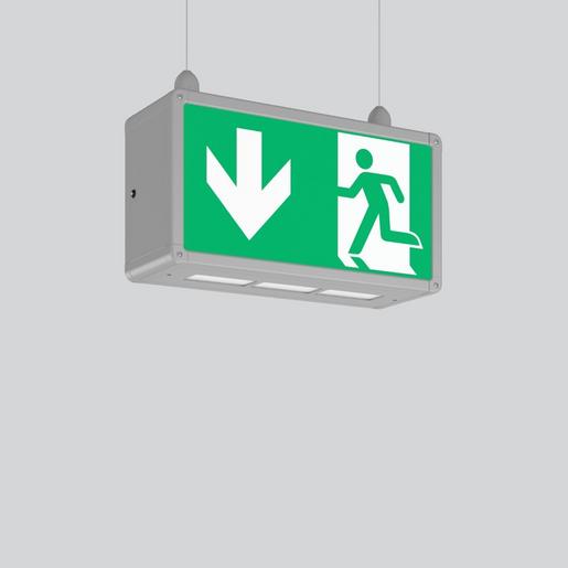 671347.004.04 Rechteck, 9,1 W, 765, aluminium Pendelle