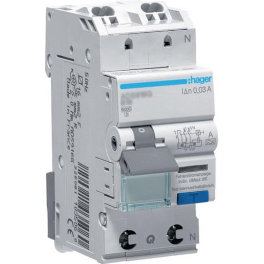 ADS917D FI-LS 1P+N 127V 6kA B-16A 30mA Typ A QC