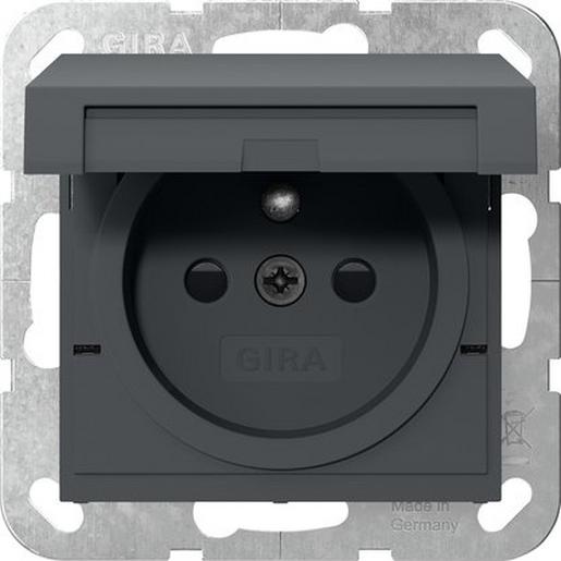 448828 Steckd. Erdstift KD + SH System 55 Anthr