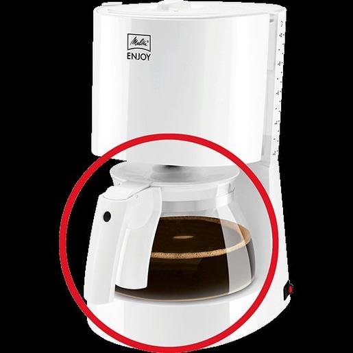 1017-01, 1017-02 Melitta® Glaskanne Enjoy Glas weiß