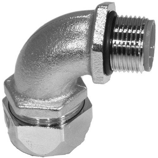 EW 90-M, 2 Zoll-M63 Metallverschraubung, 90° Bogen, Messing