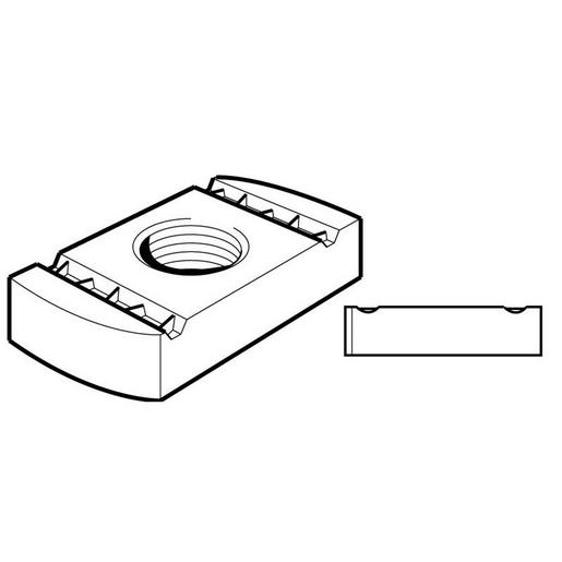 PN060G Gleitmutter TVZ M6