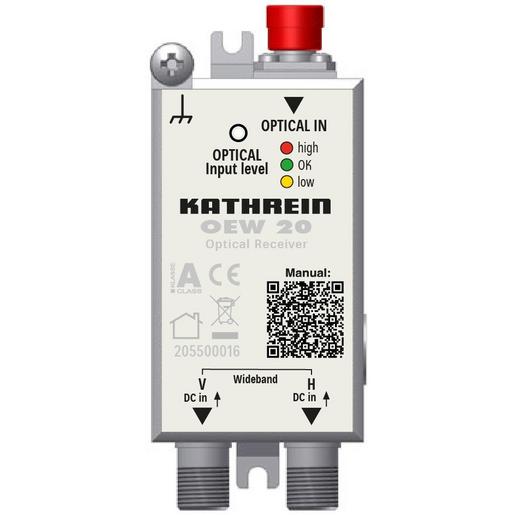 OEW 20 Optischer Empfänger 2xBreitband Ausgang