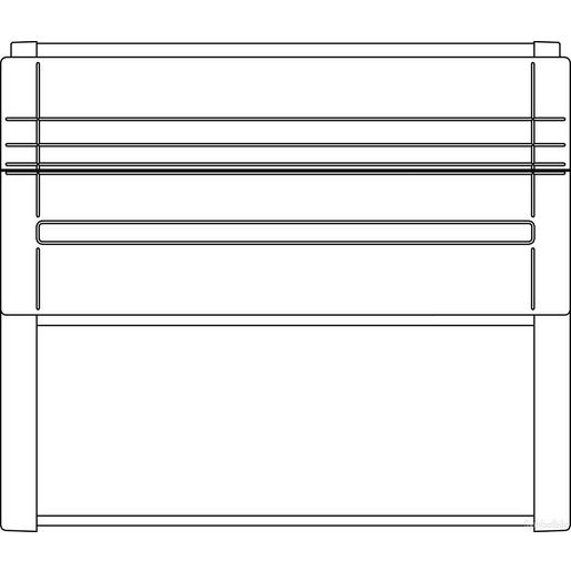 10037572 Eingrabsockel S6 950/470 WP RAL 7035