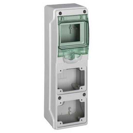 13151 Kaedra Mini-Leergehäuse, 2 Montagestelle