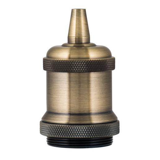 139692 Retro Fassung Alu E27 Bronze Antik