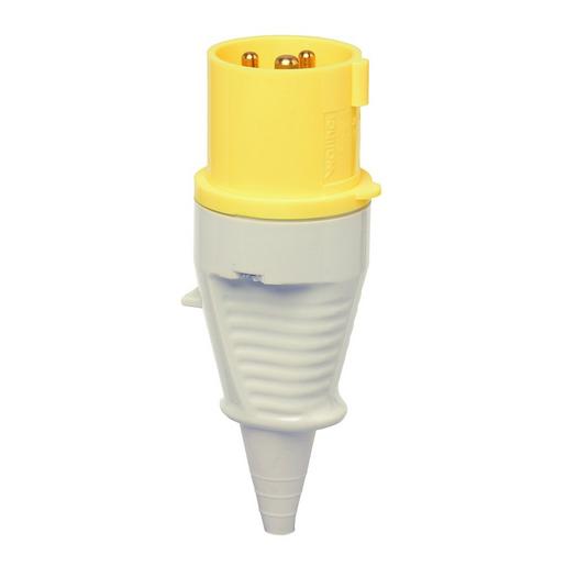 210707 Stecker 16A 7P 7h mit Kabelknickschutz