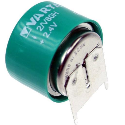 2/V80H Säule Knopfzellenakku 2,4V V80H 80mAh Print 2/