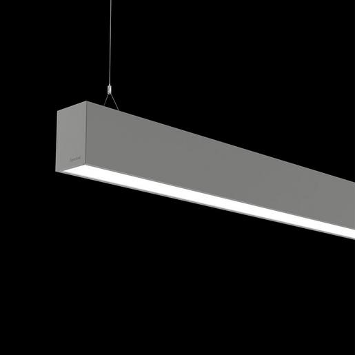 H140 LINE-D 100DASI-400OS840 Leuchte H140-Profil, silber, DALI, exbre