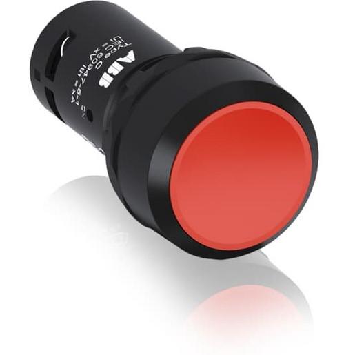 CP1-10R-01 Drucktaster, tastend, flach rot, 1 Öffne