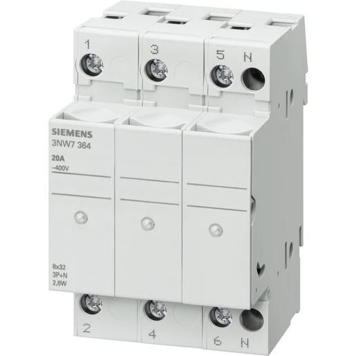 3NW7364 SENTRON, Zylindersicherungshalter, 8x32