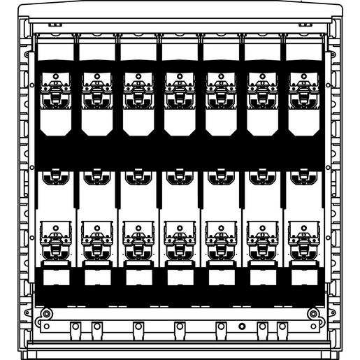 LS11C.70 LS A100-1 TN-C Cu40x10 7xNH2/V Kabelvert
