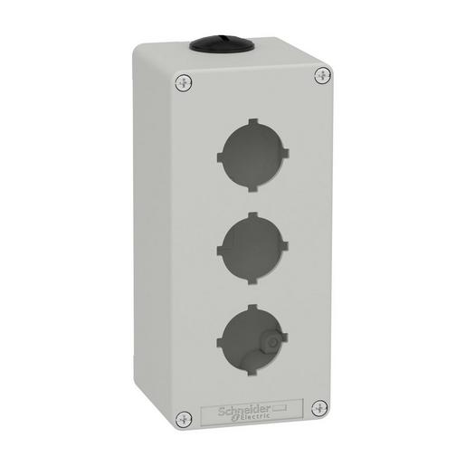 XAPD3603 Leergehäuse XAP, Metall, grau, für 3x30m