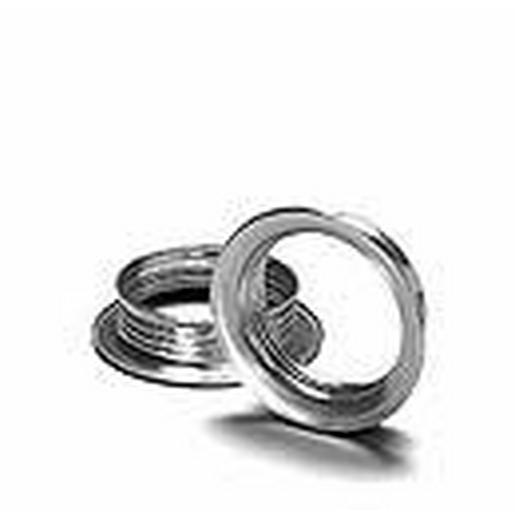 100219 Schraubring, E27, Stahl, glanzverzinkt