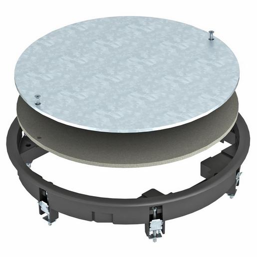 ZESR7 10U 9011 Zugdoseneinsatz für Universalmontage Ø29