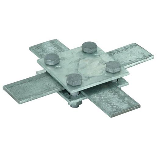 KS FL30 STTZN Kreuzstück St/tZn f. Fl 30/30mm o. Zwisc