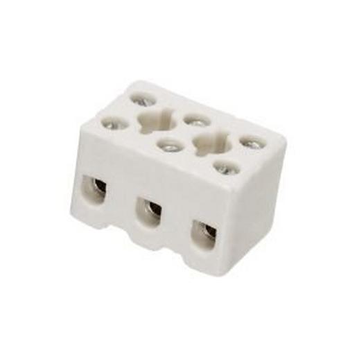 157/ 3 Porzellan-Klemmenleiste 0.5...6 mm², 3 P