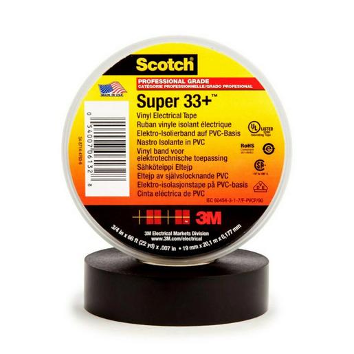SUPER33+-19X20 Scotch® Super 33+ Vinyl Elektro-Isolierb