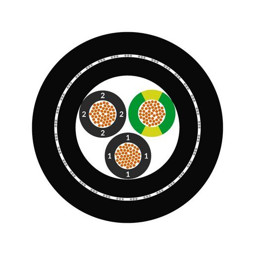 1121340 ÖLFLEX® CLASSIC 110 CY BK 0,6/1kV 3G2,5