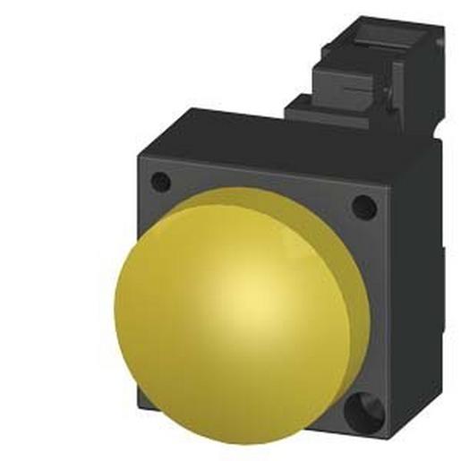 3SB3204-6BA30 Leuchtmelder, 22mm, rund Kunststoff, gel