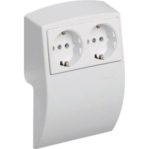 L22509010 Doppelsteckdose,SL 20051,reinweiß