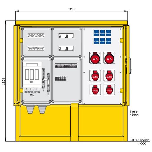 83210400 Industrie- und Marktplatzverteiler mit 4