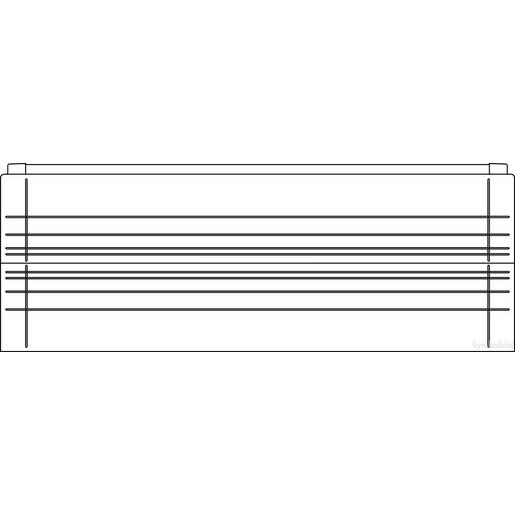 10038384 Sockelverlängerung SV X3 500/320 RAL 703