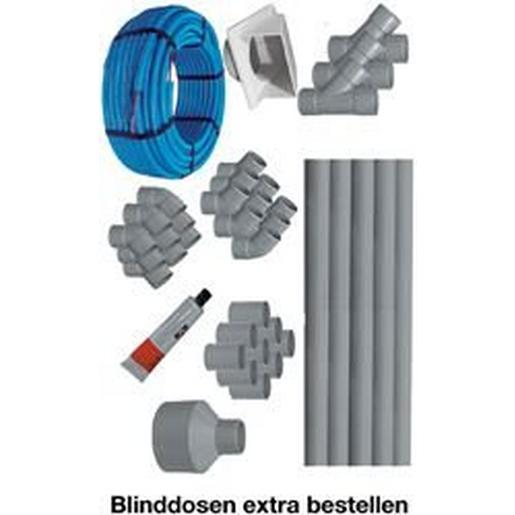 CP-174 Einbauset ABS 21m für 4 Saugstellen