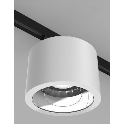 DN470T LED20S/830 DIA-VLC D22H16 5C6 WH GreenSpace Downlight, Track-mounted, 16.