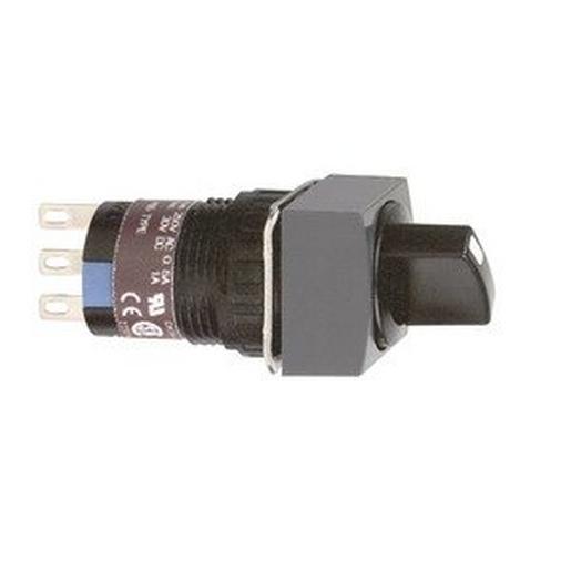 XB6ECD222P Schwarzer Wahlschalter Ø 16, vorstehende