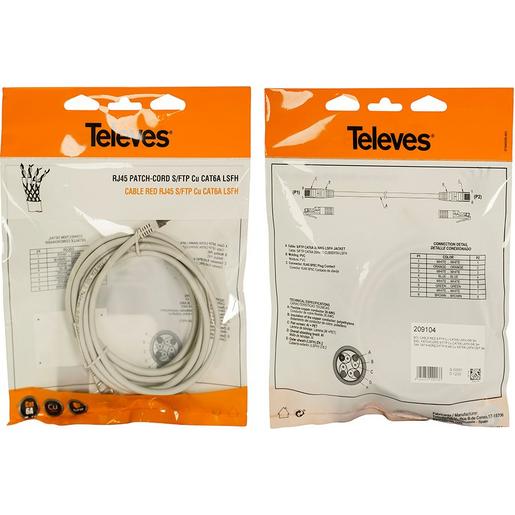 PK6AL3G-T Patchkabel S/FTP CU CAT6A LSFH BL.3M