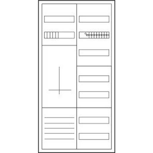 ZSD-ZV-1100/A-BASIC Zähler-Komplettschrank für 3-Punktbefest