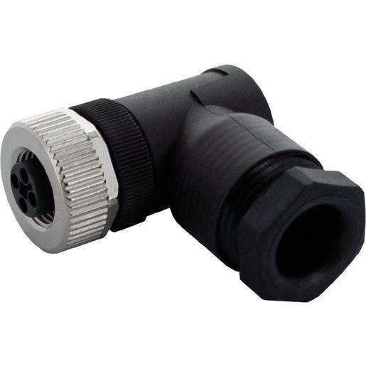 7000-P7421-0000000 M12 Bu. 90° T-kod. selbstanschl. Schraub