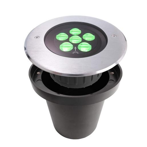 730454 Bodeneinbauleuchte, Canum, 17 W, RGB, Si