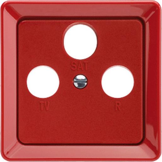 206039 Zentralplatte Antennensteckdose 3-Loch F