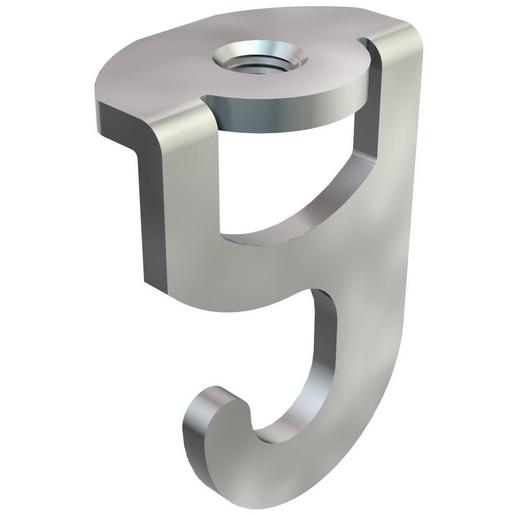 2989 M8 G Deckenhaken TS M8 Stahl galvanisch verzi