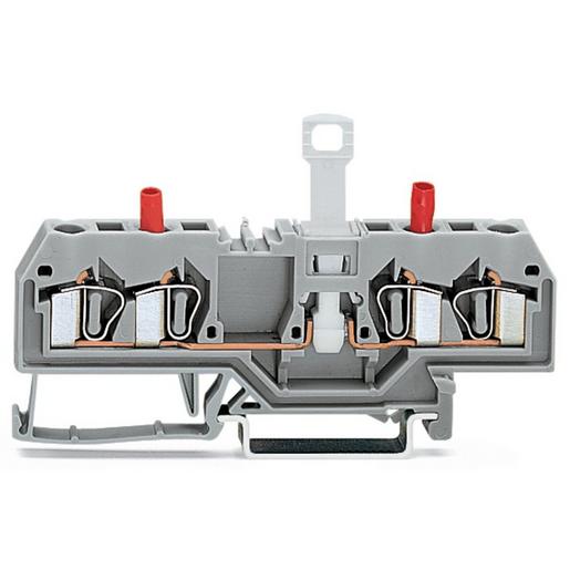 281-666 2-Leiter-Trenn- und Messklemmemit berüh