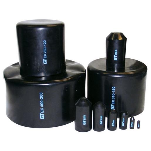 EK 55-25/124 Schrumpf-Endkappe 55-25 mm Länge 124 mm