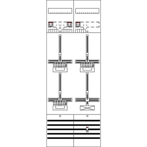DF29Q3A DF29Q3A Zählerfeld 9RE 3Z1 vorverdrahtet