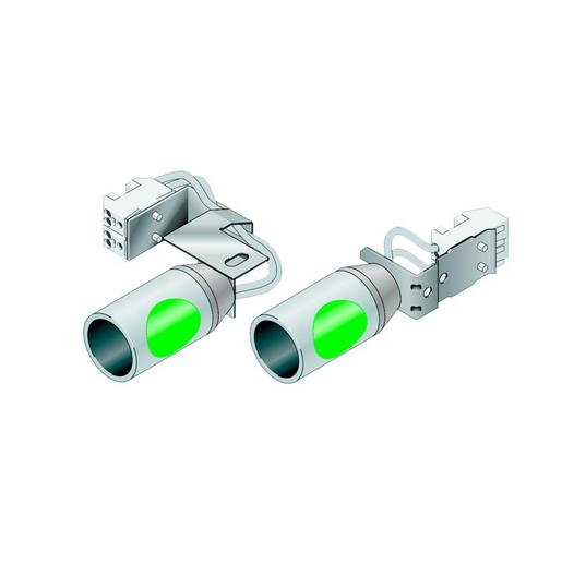 NL-E14 WL Notlichtfassung E14 weiß, für zentralle